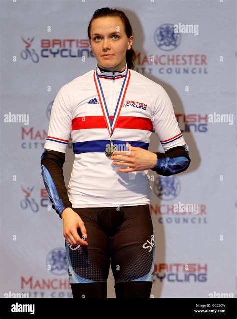 Victoria Pendleton With Her Gold Medal Won In The Keirin During The