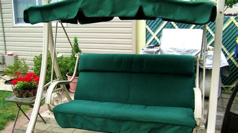 Replacing canopy on a lawn swing. Pin on patio garden box diy