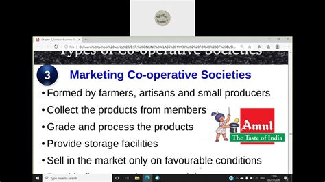Types Of Cooperative Societies Chapter 2 Class 11 Business