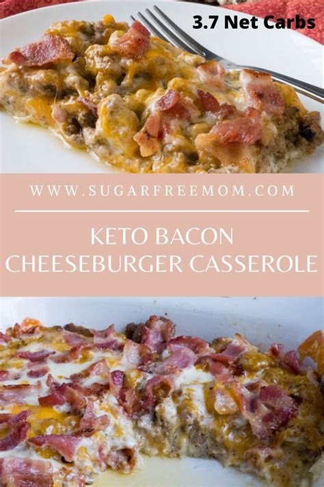 It's like a big juicy cheeseburger right in a bowl. Bacon Cheeseburger Cauliflower Casserole | Recipe in 2020 ...