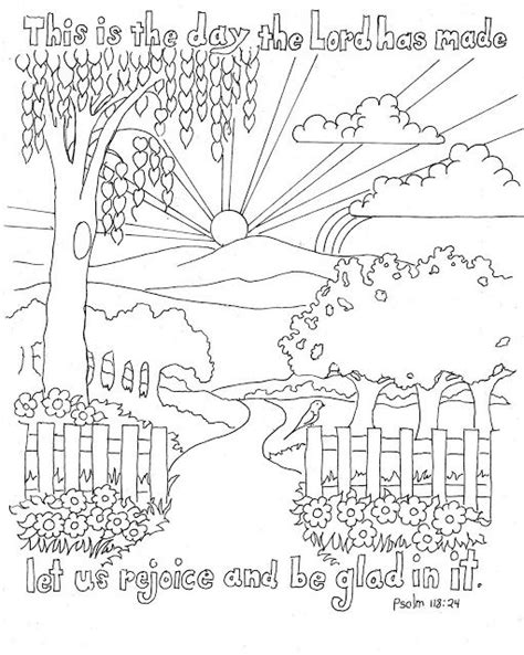Coloring Pages For Kids By Mr Adron This Is The Day The Lord Has Made