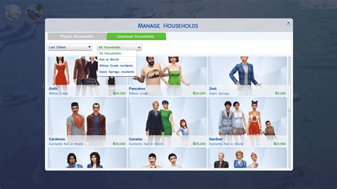 The Sims 4 Tutorial Splitting And Merging Households