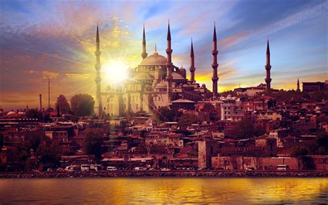 Free hd wallpaper, images & pictures of turkey, download photos of cities for your desktop. Download wallpapers Istanbul, 4k, Blue Mosque, sunset ...