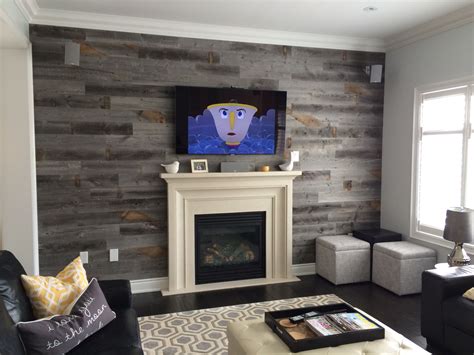 Stikwood Weathered Wood Wall So Easy To Install And Love The Look