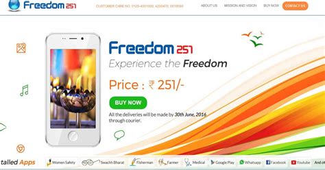 World S Best Cheapest Smartphone Freedom 251 At Just Rs 251 Or 4 5