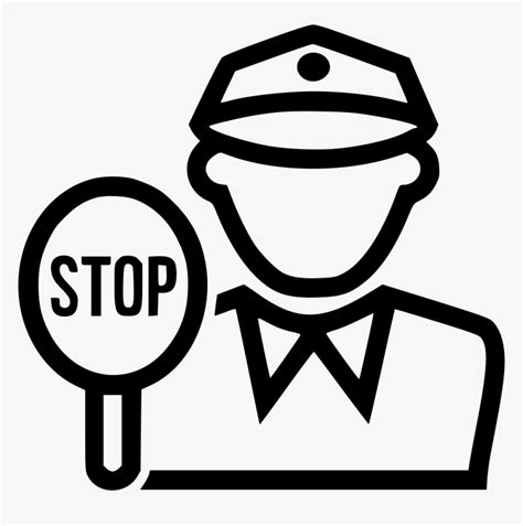 Traffic Police Traffic Police Icon Hd Png Download Kindpng