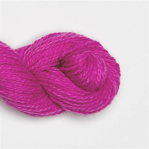 Wool Yarn100 Natural Knitting Crochet Craft Supplies Fuchsia