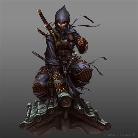 Paizo Character Ninja Art Concept Art Characters Fantasy Warrior