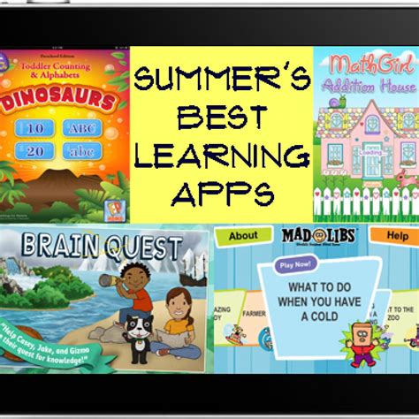 Well, there are a lot of amazing apps to make your lesson interactive, visual and fun! Best Summer Learning Apps for Kids | Parenting