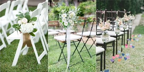 Gallery < ceremony pew and chair decorations. 20 Must-have Wedding Chair Decorations for Ceremony