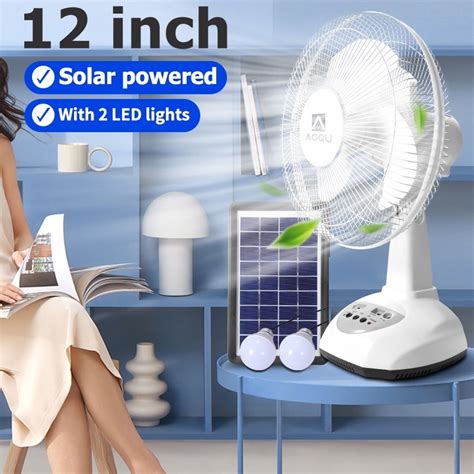 Solar Fan 12 Inch Usb Portable Solar Fan With Panel Solar Electric Fan