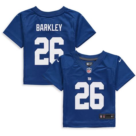 Infant New York Giants Saquon Barkley Nike Royal Game Jersey