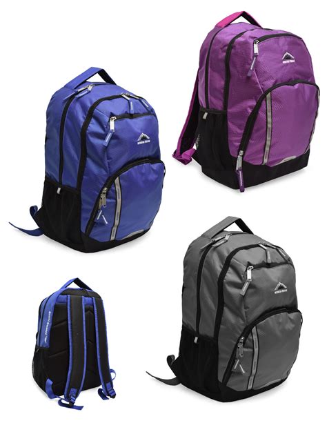 Wholesale Mountain Terrain Premium Backpack 4 Assorted Colors