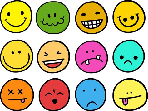 Download Emotions Emoji Emoticons Royalty Free Stock Illustration