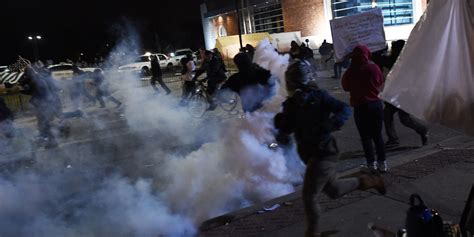 Ferguson Protests Hit With Tear Gas Huffpost