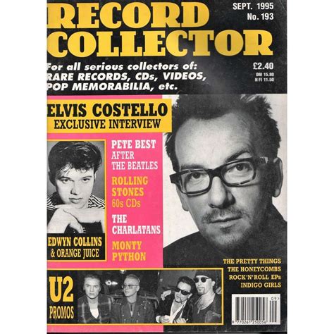 record collector n 193 sept 1995 uk 1995 elvis costello front cover collector s magazine
