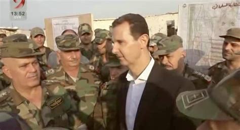 أردوغان هو نجم للفن الهابط شاهد ماذا قال الرئيس السوري بشار الأسد خلال زيارة لجبهات الجيش
