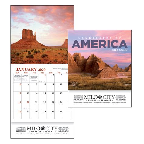 Landscapes Of America Mini Wall Calendar Mines Press