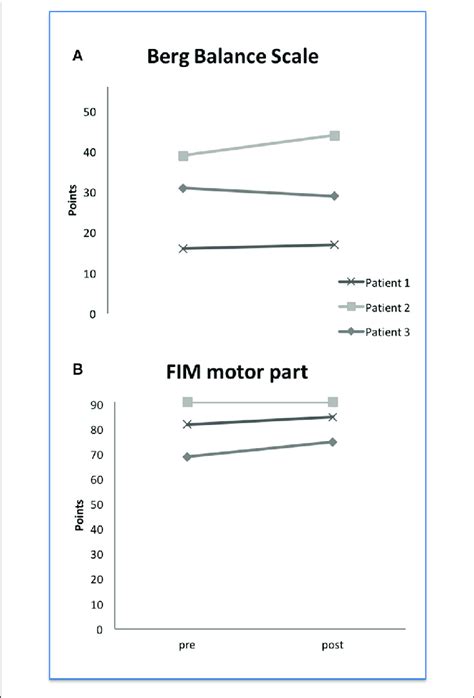 Berg Balance Scale A And Fim Motor Part B At Baseline And After