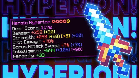 I Got The Most Powerful Sword Hyperion In Skyblock Hypixel Skyblock