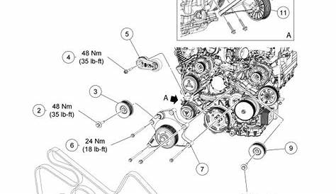 2006 ford f150 tensioner pulley diagram