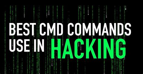 Amazing Cmd Commands Used In Hacking