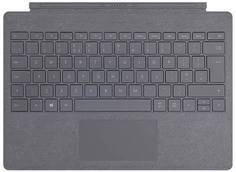 Microsoft Surface Pro English Keyboard Signature Light Charcoal Ffq