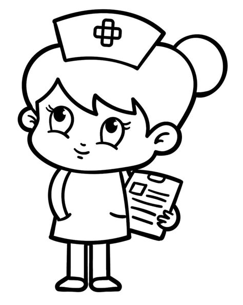 Nurse Printable For Kids Coloring Page Download Print Or Color