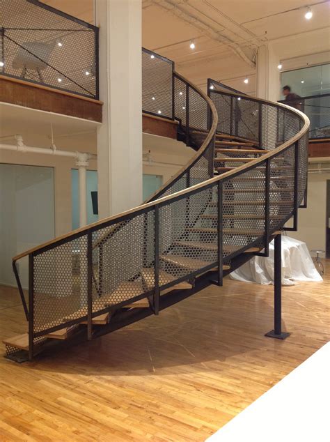 Interior raw steel railings and staircase made by capozzoli stairworks. Modern Wood Stair Railings — Home Decorations Insight