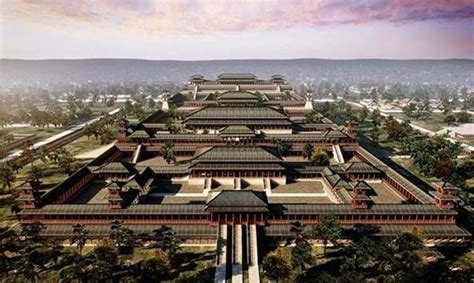 A Reconstruction Of The Han Dynasty Weiyang Palace In In Xian Shaanxi