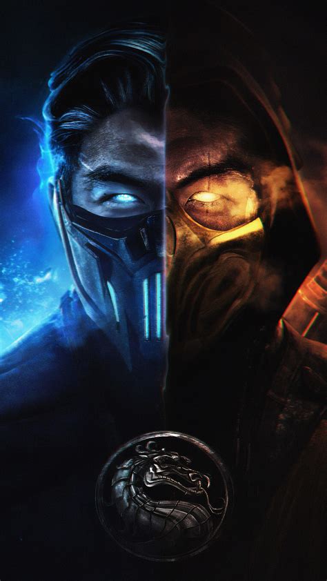 X Mortal Kombat Subzero And Scorpion Sony Xperia X Xz Z Premium Hd K Wallpapers