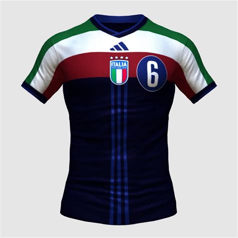 Italy Home Shirt Fifa 23 Kit Creator Showcase