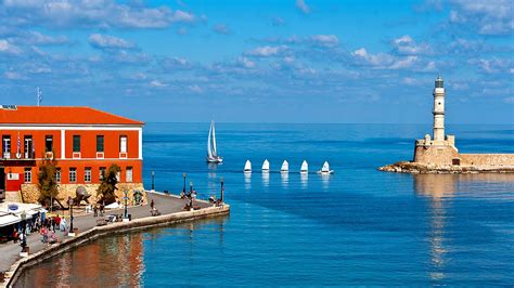 Chania Greece The Port City With Venetian Style