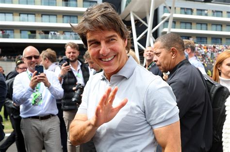 Tom Cruise Celebrates His 60th Birthday At The British F1 Grand Prix