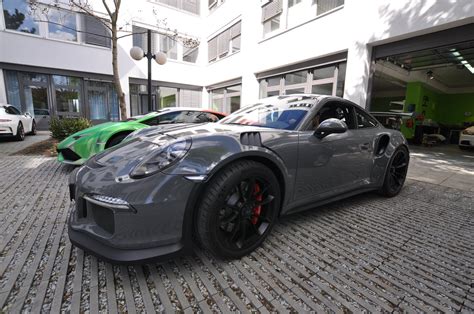 Stone Cold Grey Porsche 911 Gt3 Rs Wrap For The Slightly Understated