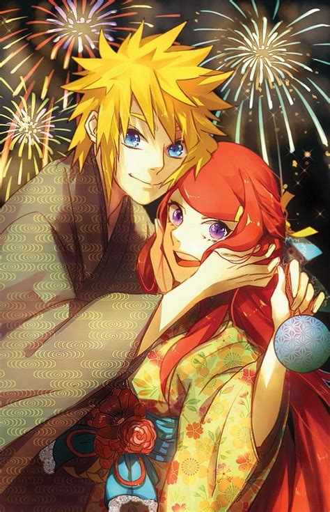 Minato Namikaze X Kushina Uzumaki I Love This Couple So Much They Re Just So Cute It Kills Me