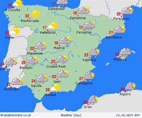 World weather online map website. Spain - Forecast maps - weather forecast | Spain, Map ...
