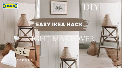 Ikea Melodi Light Hack Easy Ikea Diy Frenchic Paint Project Youtube