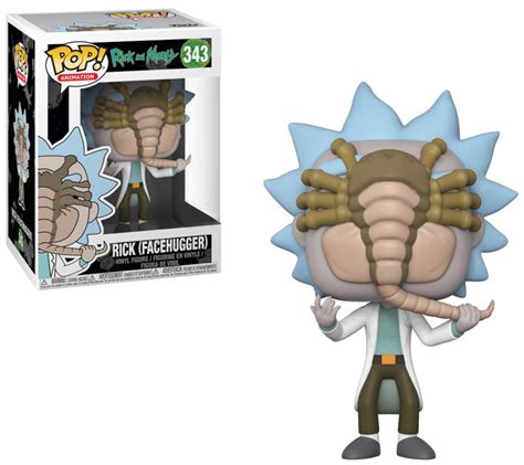 Funko Rick And Morty Pop Animation Rick Vinyl Figure Facehugger