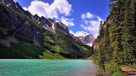 Photo Banff Canada Nature Mountains Lake Parks 1366x768