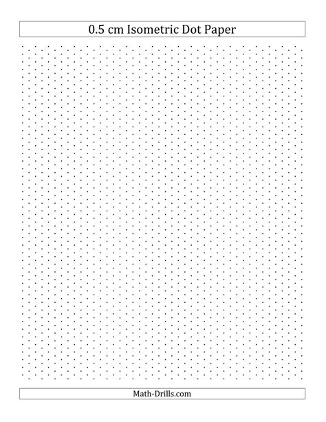 Printable Isometric Dot Paper Free Free Printable Templates