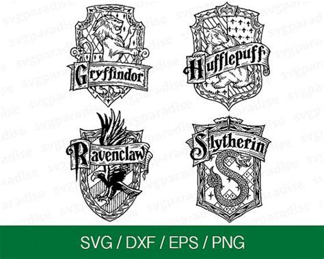 Harry potter house crests svg free. Harry Potter House Badge Svg, Hogwarts Badges Svg ...