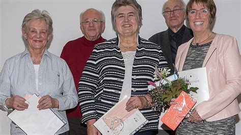 Kolpingfamilie Hofheim Ehrt Langjährige Mitglieder