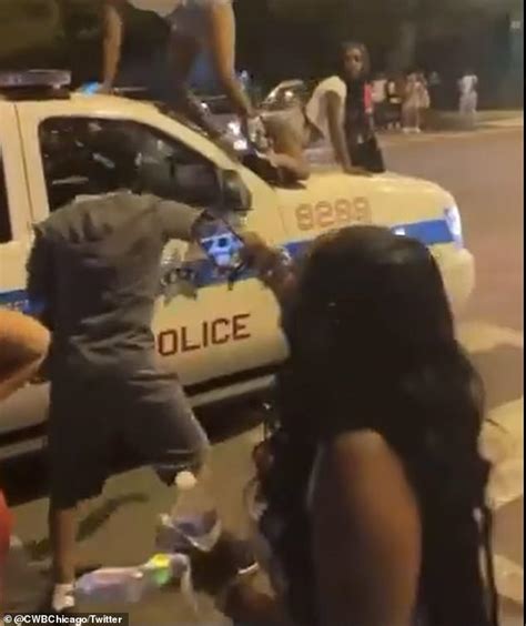 Three Women Filmed Twerking On Top Of A Police Car In Chicago Similar