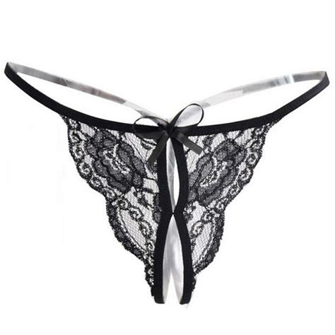 Buy Womens G String Sexy Underwear Bowknot Panties Lace Lingerie Bikini Pants Thong At