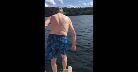 Watch This 102 Year Old Grandpa Celebrate His Birthday With A Dive
