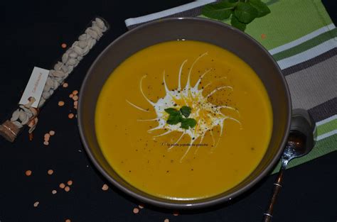 Crème de lentilles corail