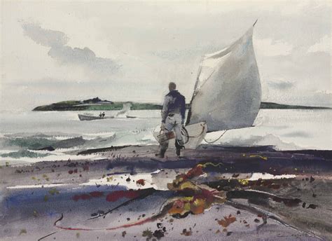 Andrew Wyeth 1917 2009 Maine Coast Interlude Christies