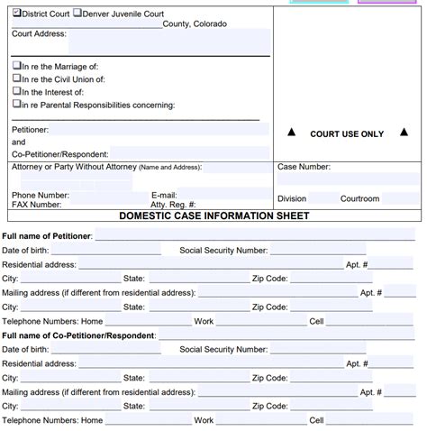 Get Examples Of Filled Out Divorce Forms Divorcehelp