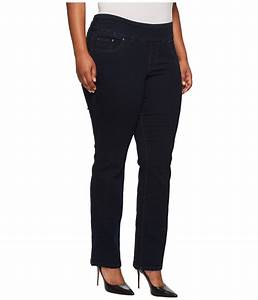 Jag Jeans Plus Size Plus Size Peri Pull On Straight In After Midnight